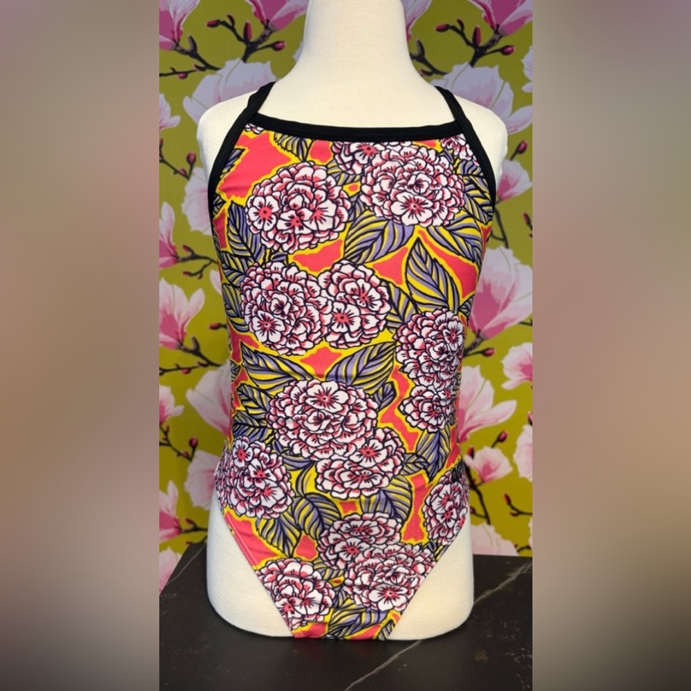 Floral Patterned Swimsuit